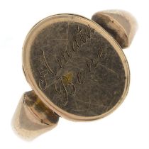 Early 20th century locket ring