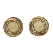 9ct gold button covers