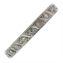 Mid 20th century diamond eternity ring