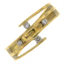 18ct gold diamond ring