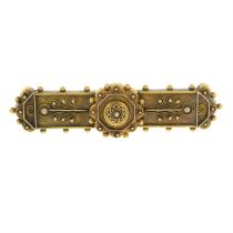 Victorian 15ct gold brooch