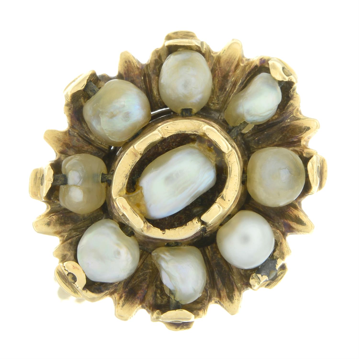 17th century gold seed pearl ring - Image 2 of 5
