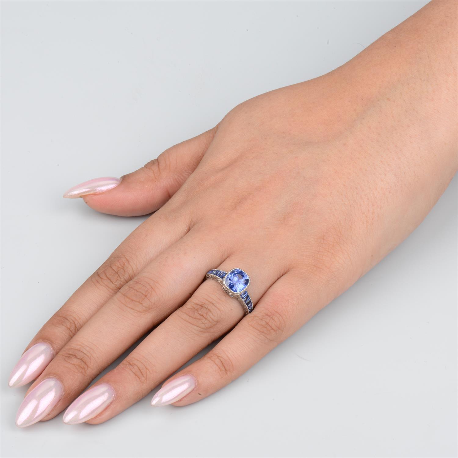 Sapphire ring, by JoAq - Image 7 of 7