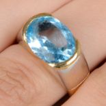 Blue topaz ring, by Marina B