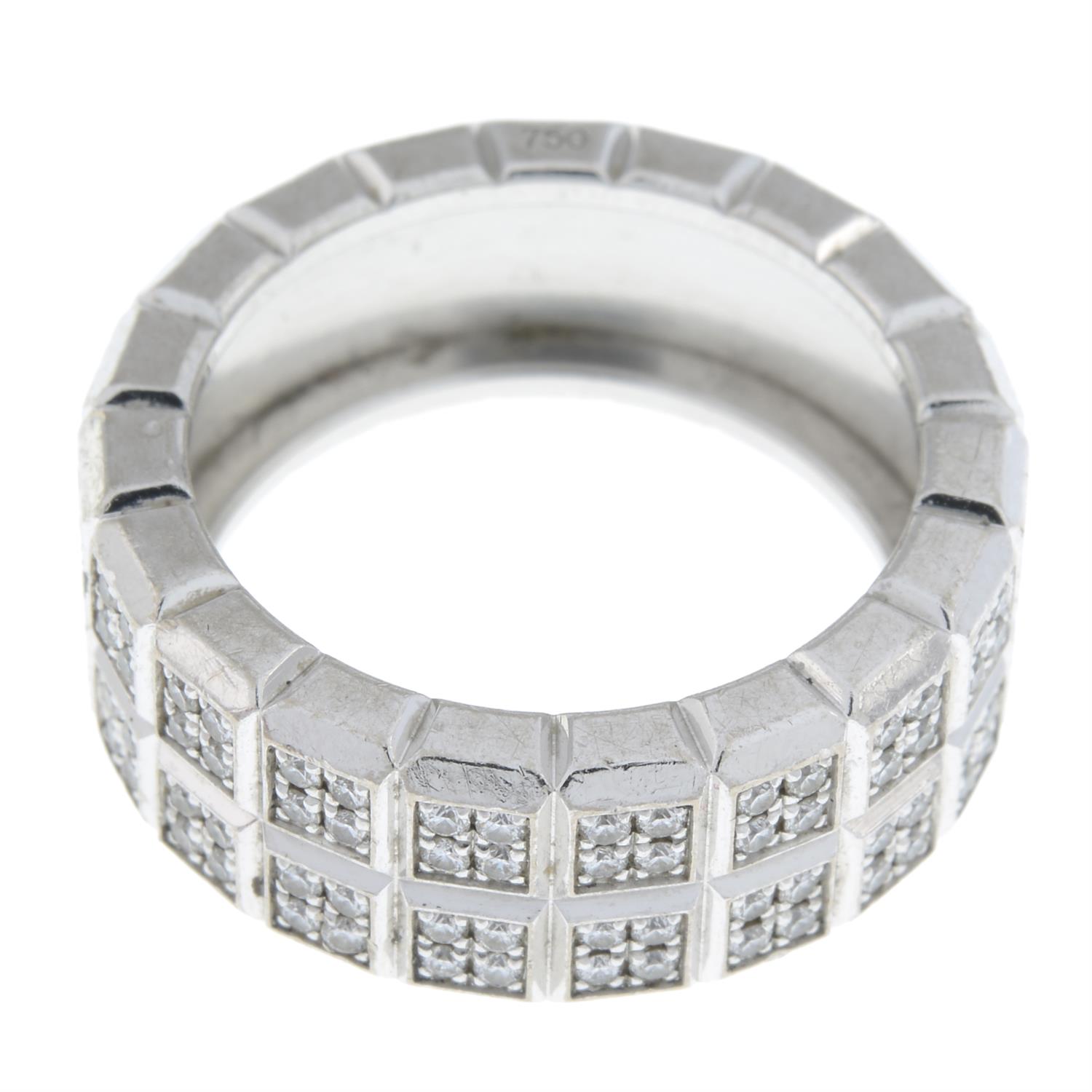 18ct gold diamond 'Ice Cube' ring, by Chopard - Image 4 of 5