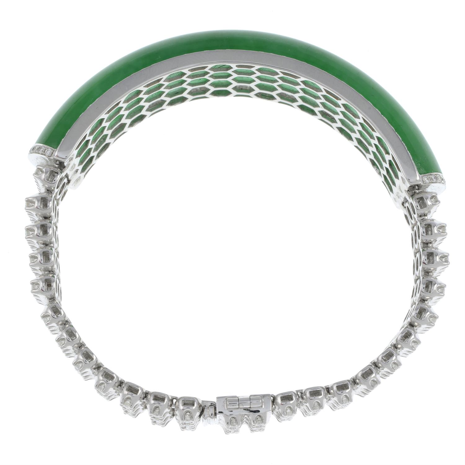 Jade and diamond bracelet, by Jadeite & Co. - Image 4 of 4