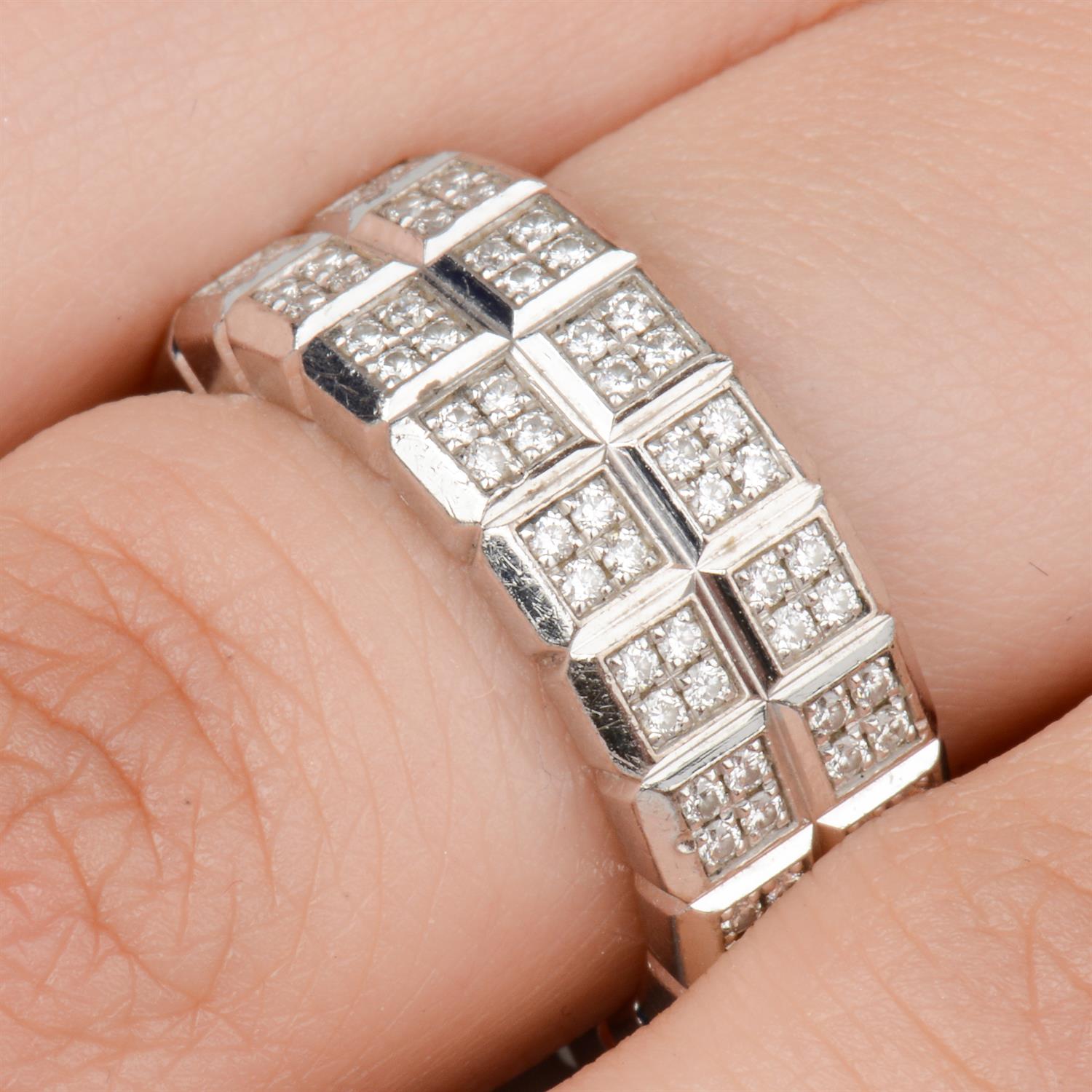 18ct gold diamond 'Ice Cube' ring, by Chopard