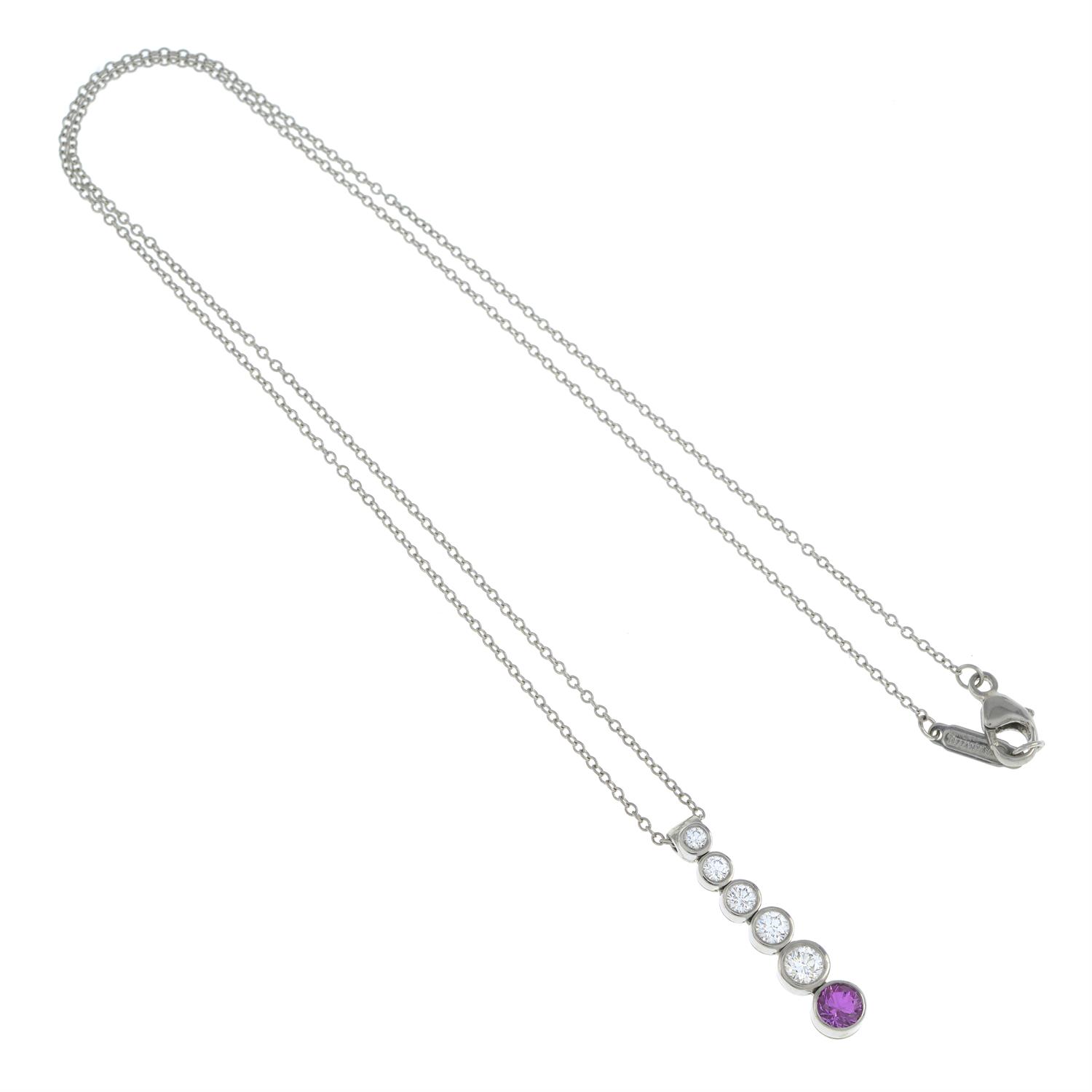 Diamond and gem 'Jazz' pendant, by Tiffany & Co. - Image 4 of 4