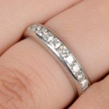 Lucida-cut diamond band ring, by Tiffany & Co.