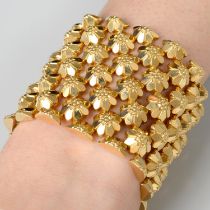 Mid 20th century 18ct gold bracelet
