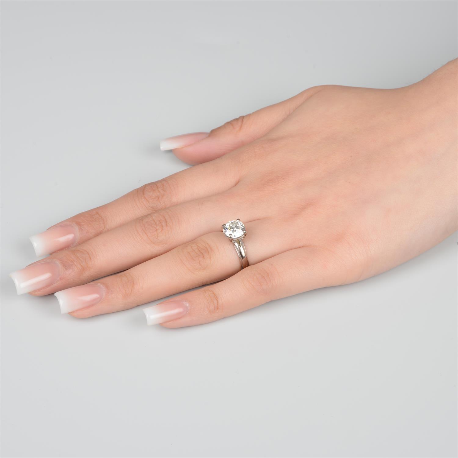 Diamond single-stone ring - Image 5 of 5