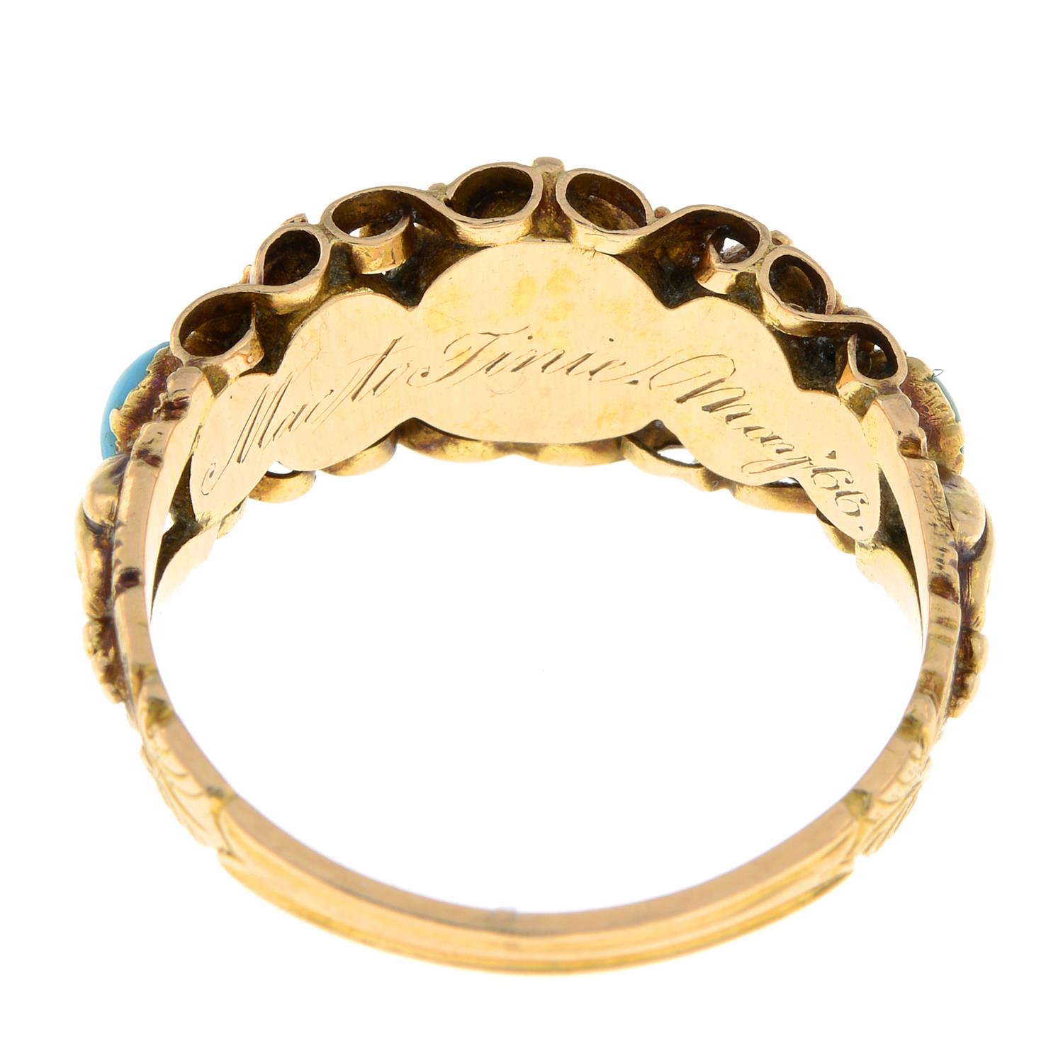 Victorian 18ct gold gem ring - Image 3 of 7