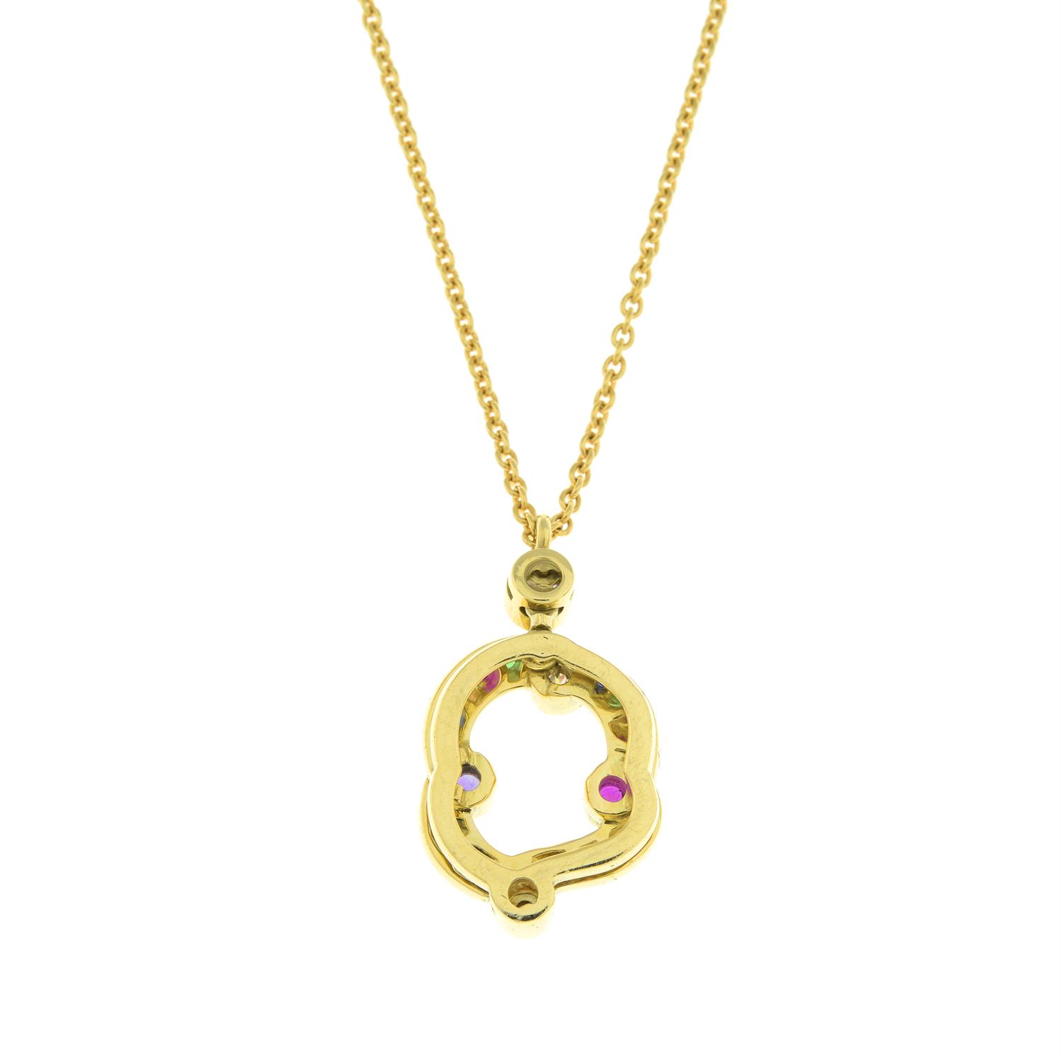 18ct gold gem 'Rococo' necklace, by Fabergé - Image 4 of 6