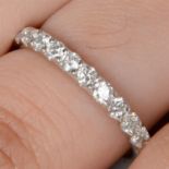 Platinum diamond ring