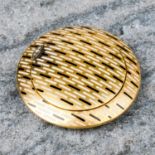 Mid 20th century gold enamel compact,. by Cartier