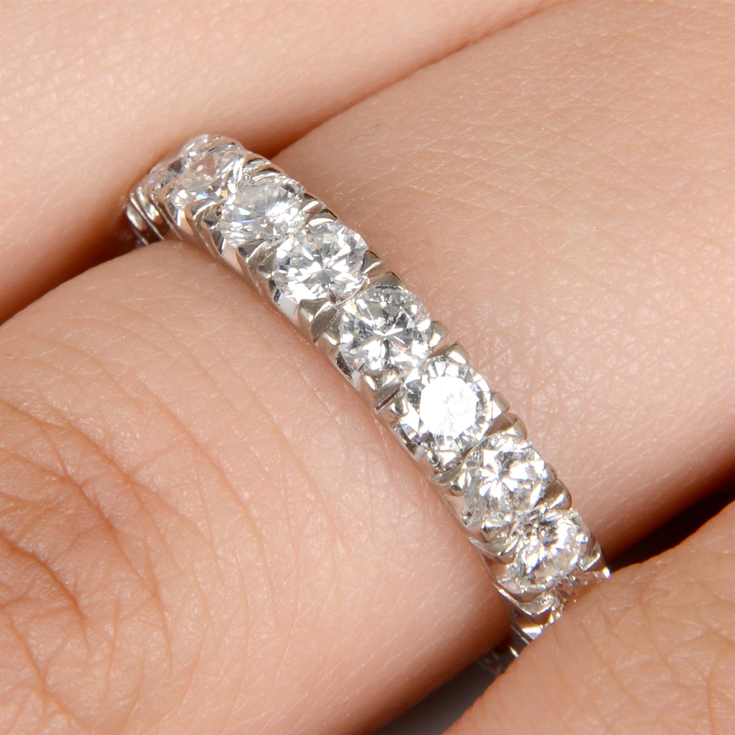 Diamond full eternity ring