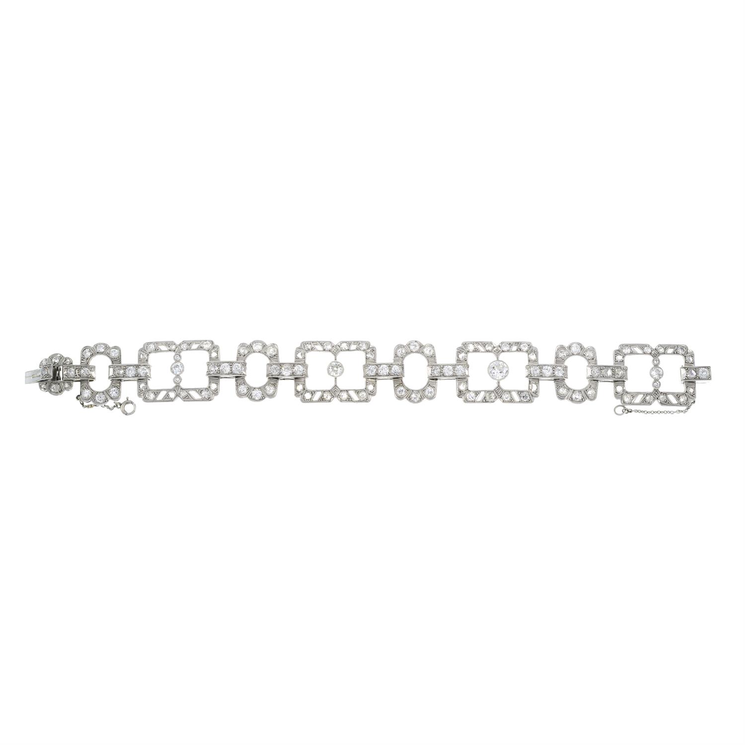 Art Deco diamond bracelet - Image 2 of 5