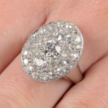 Diamond dress ring, by Cartier