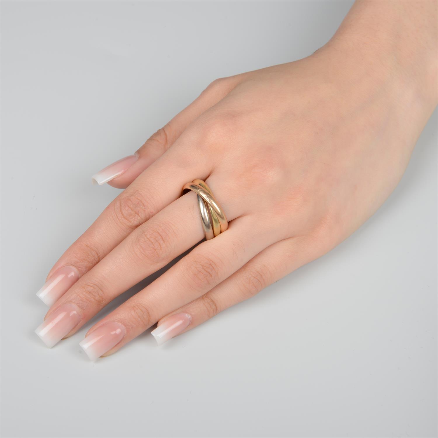 18ct gold 'Trinity' ring, by Cartier - Image 5 of 5