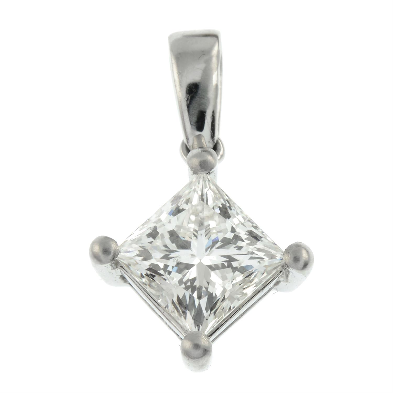 Square-shape diamond pendant - Image 2 of 10