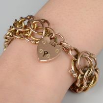 Late Victorian 9ct gold bracelet