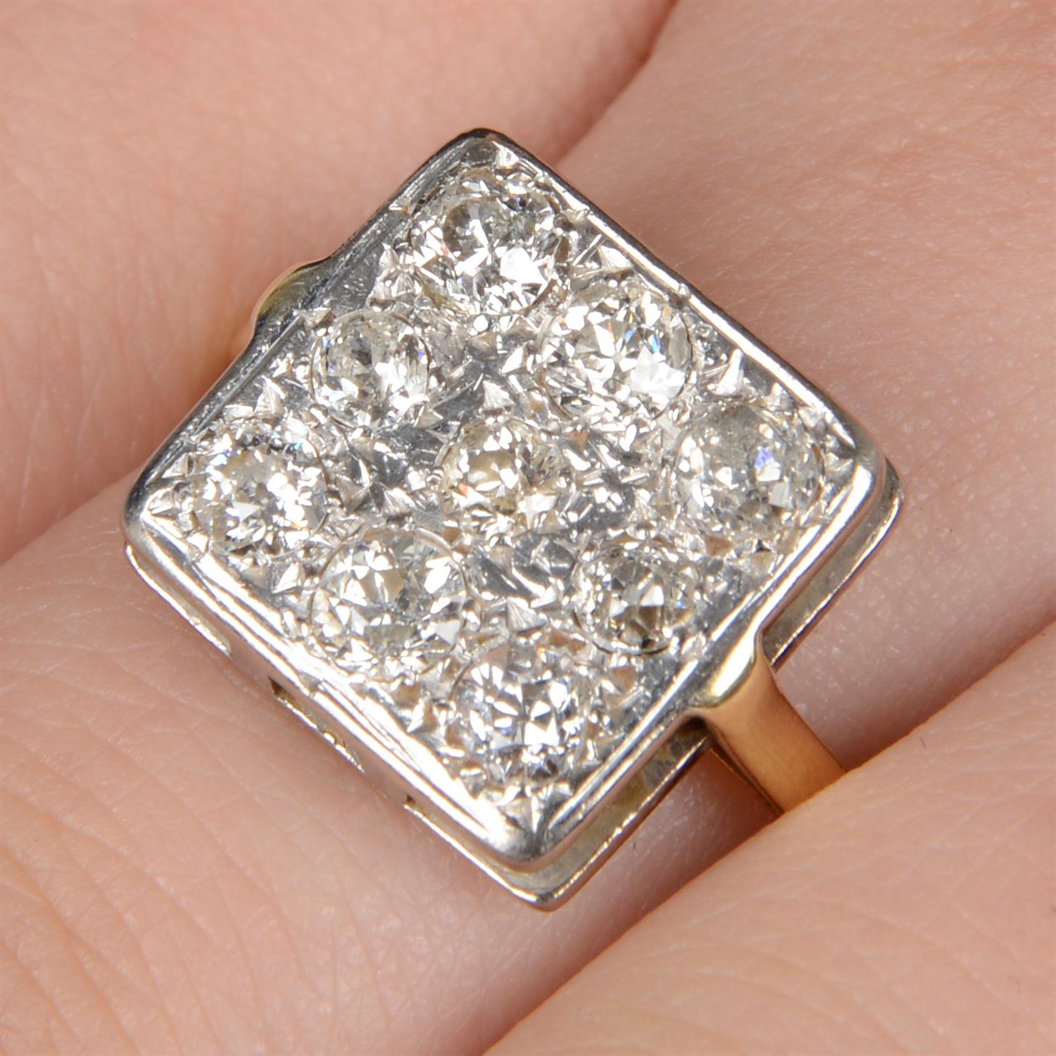 Old-cut diamond ring