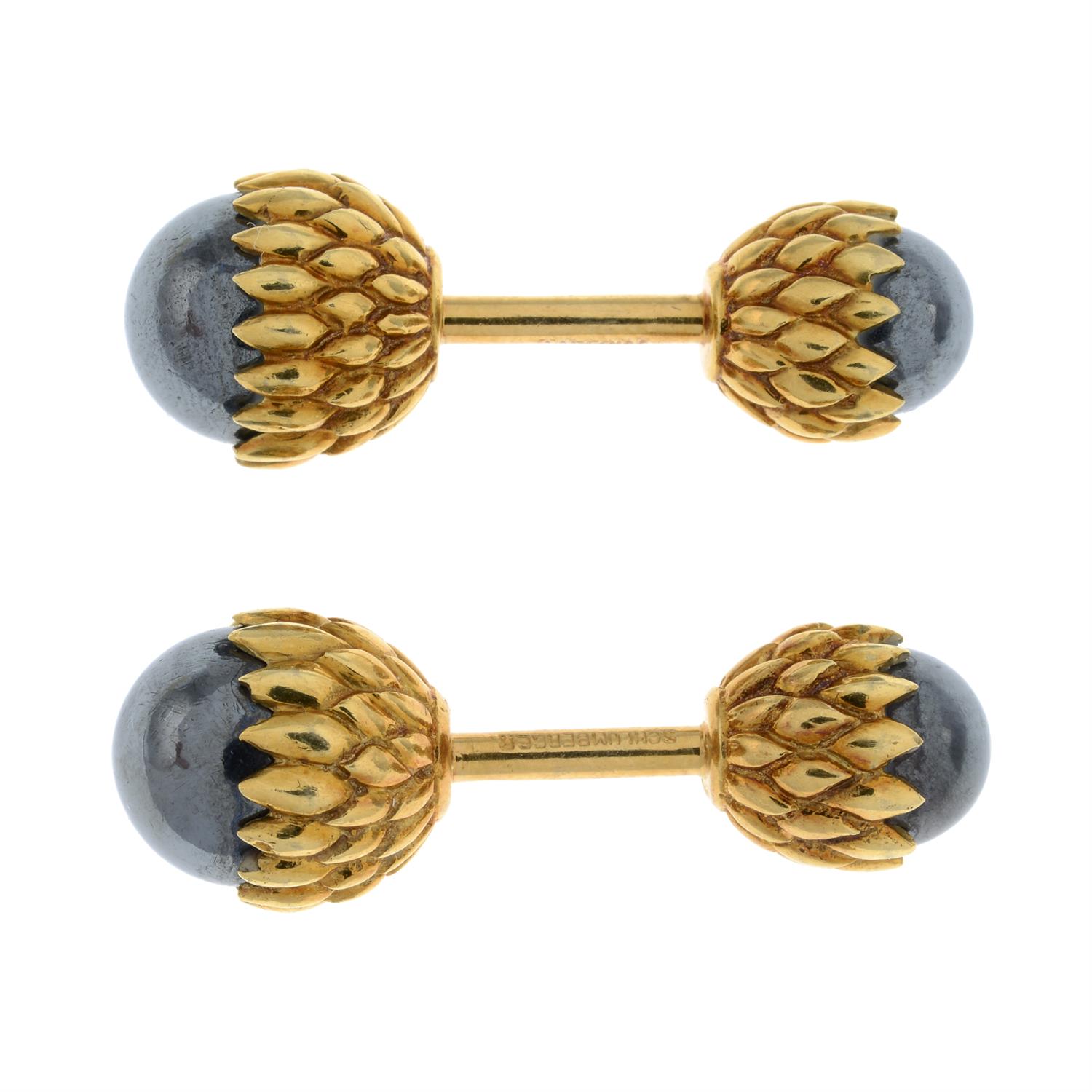 Cufflinks, by Schlumberger, for Tiffany & Co. - Image 2 of 4