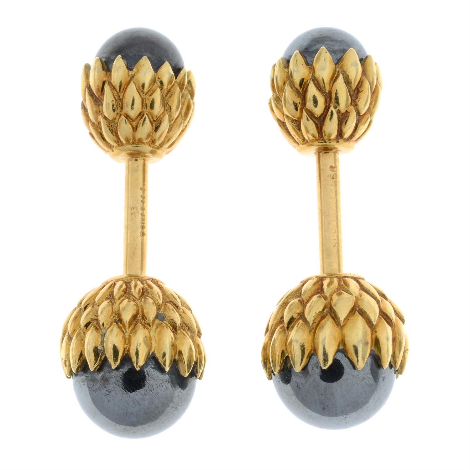Cufflinks, by Schlumberger, for Tiffany & Co. - Image 3 of 4
