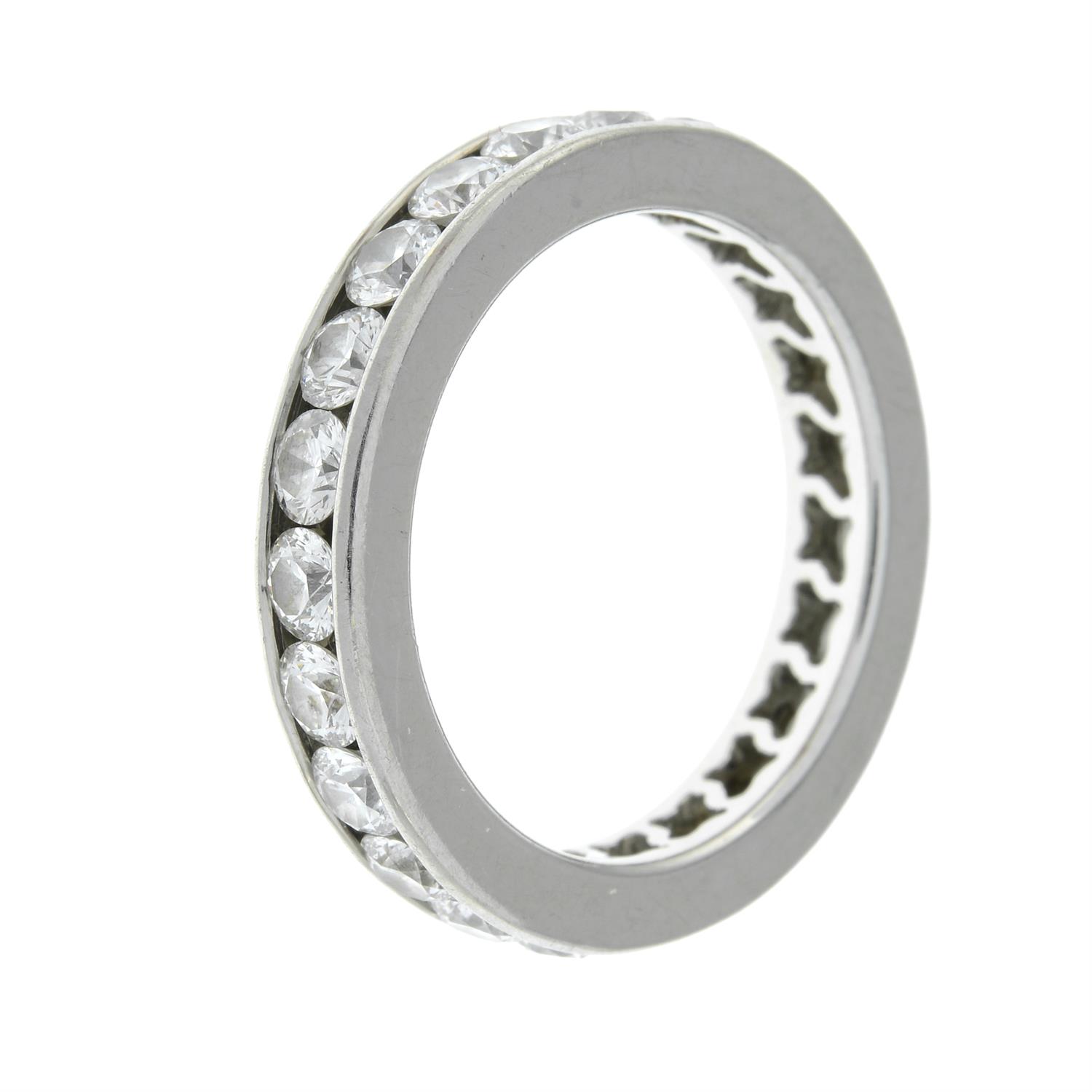 Platinum diamond full eternity ring, by De Beers - Bild 3 aus 5