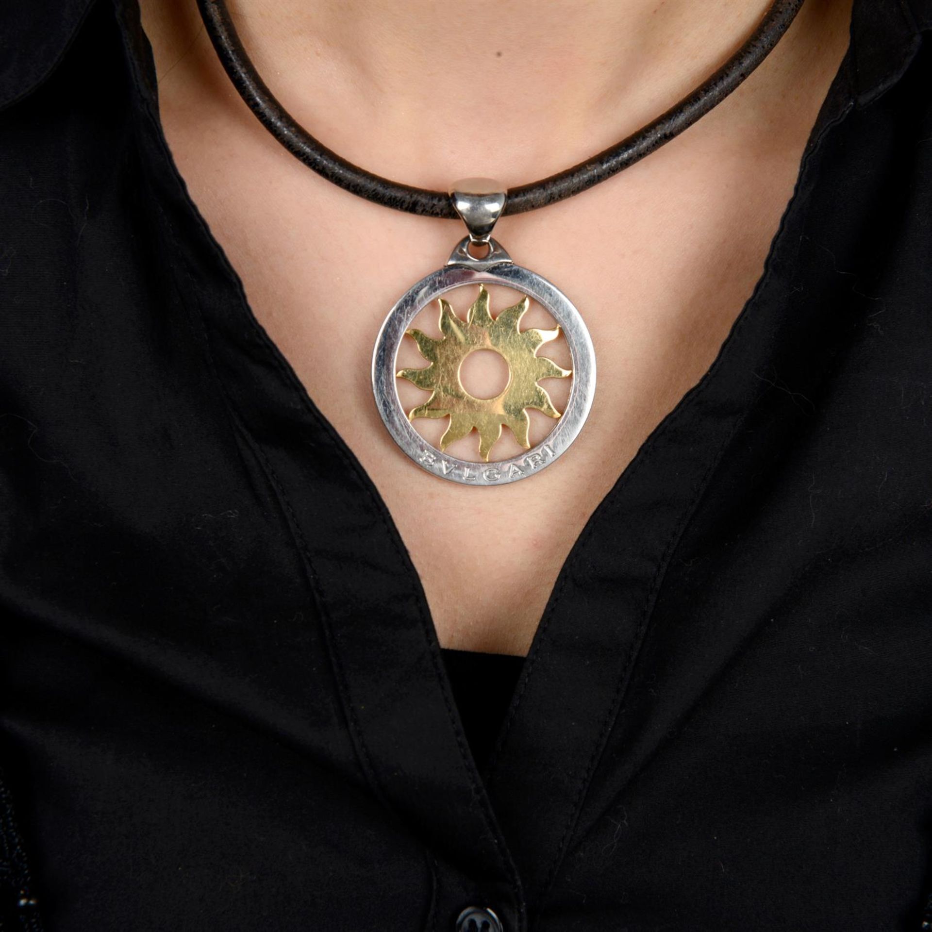 'Tondo' pendant, with collar, by Bulgari - Image 5 of 5