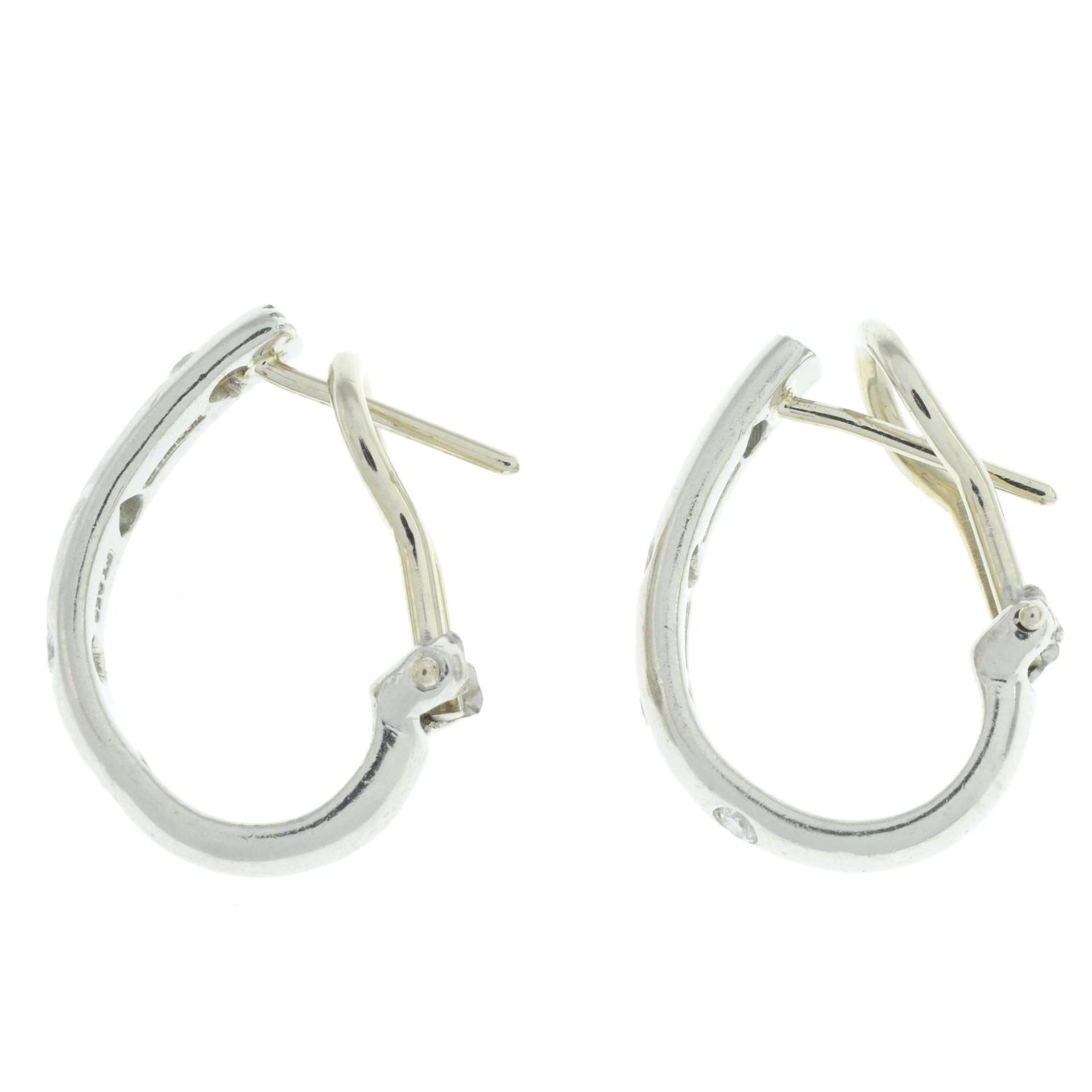 Diamond 'Etoile' earrings, by Tiffany & Co. - Image 3 of 4