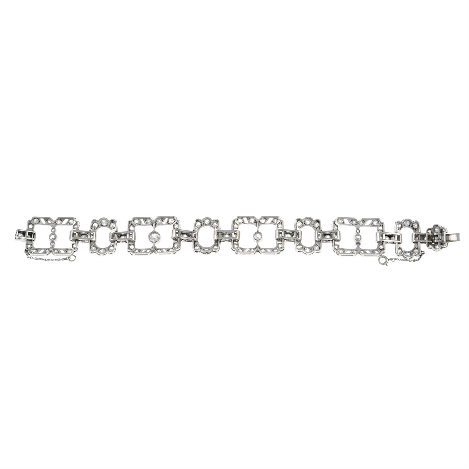 Art Deco diamond bracelet - Image 3 of 5