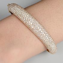 Diamond 'Tendresse' bangle, by Waskoll