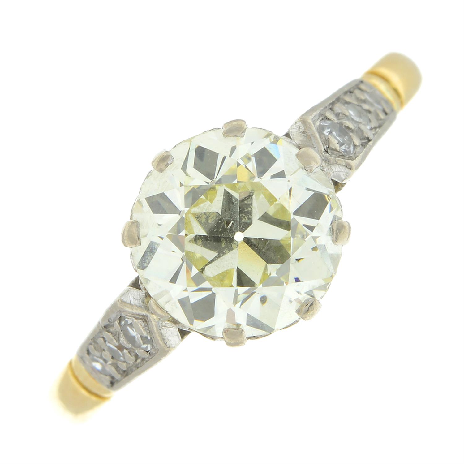 18ct gold diamond ring - Image 2 of 5