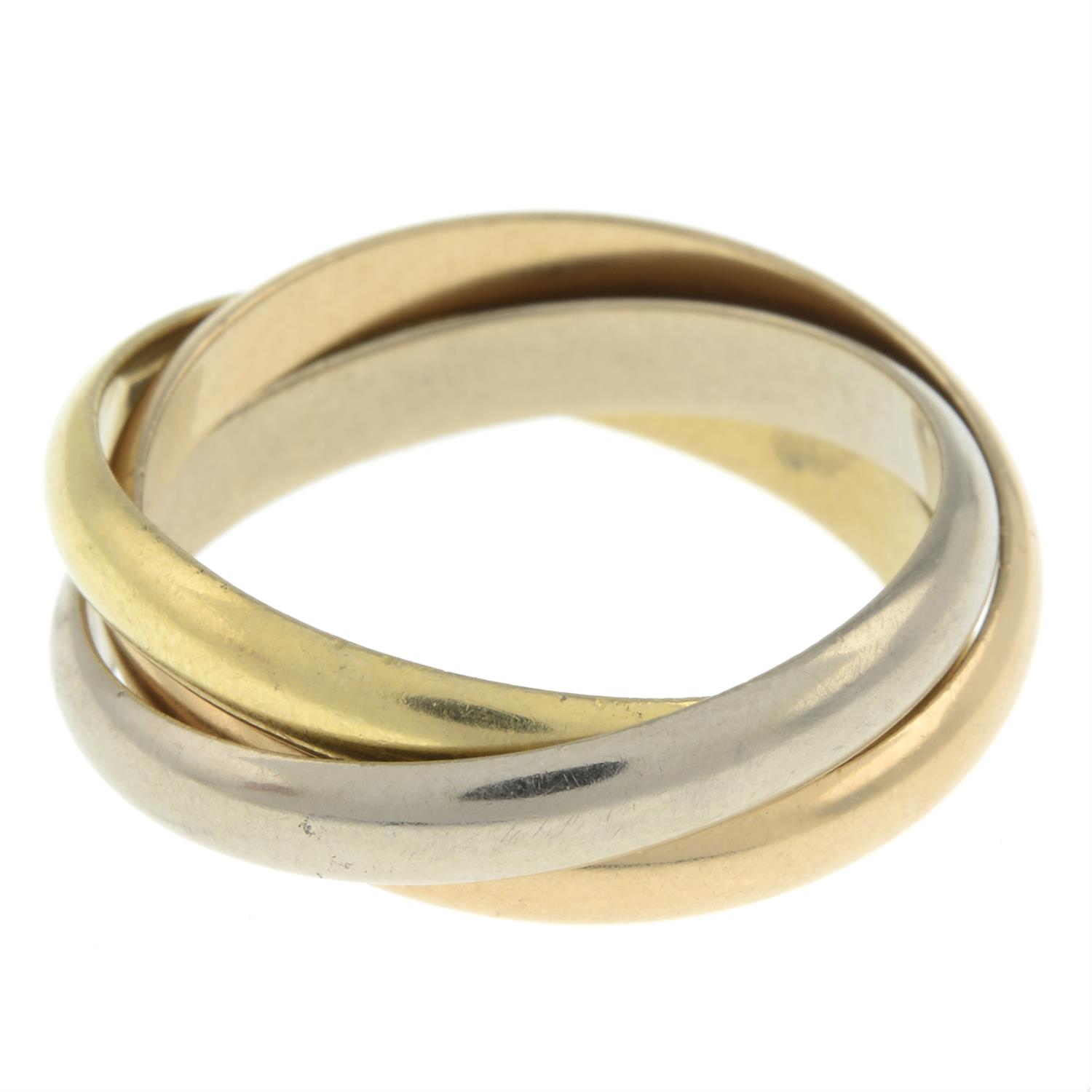 18ct gold 'Trinity' ring, by Cartier - Image 3 of 5