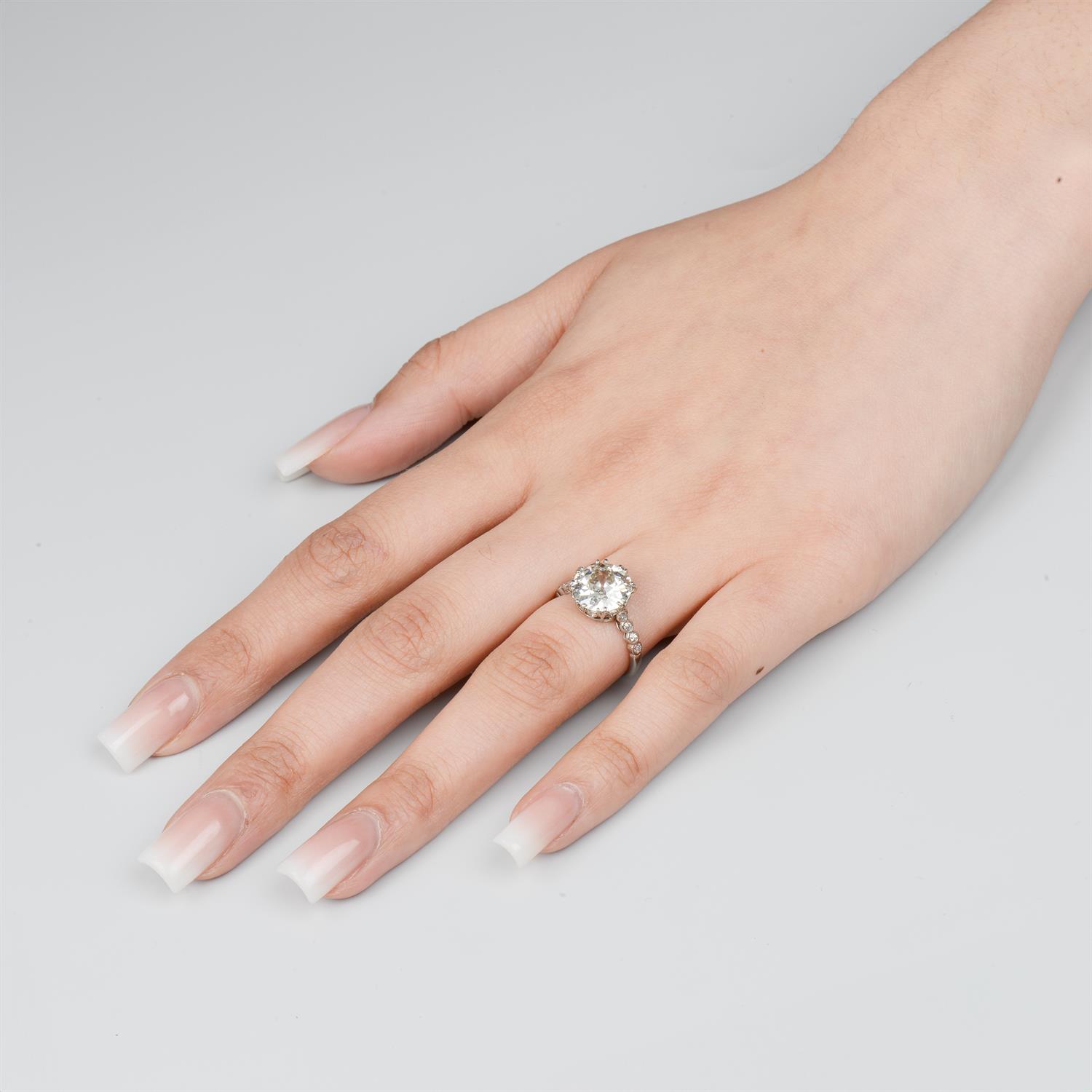 Diamond single-stone ring - Bild 5 aus 5