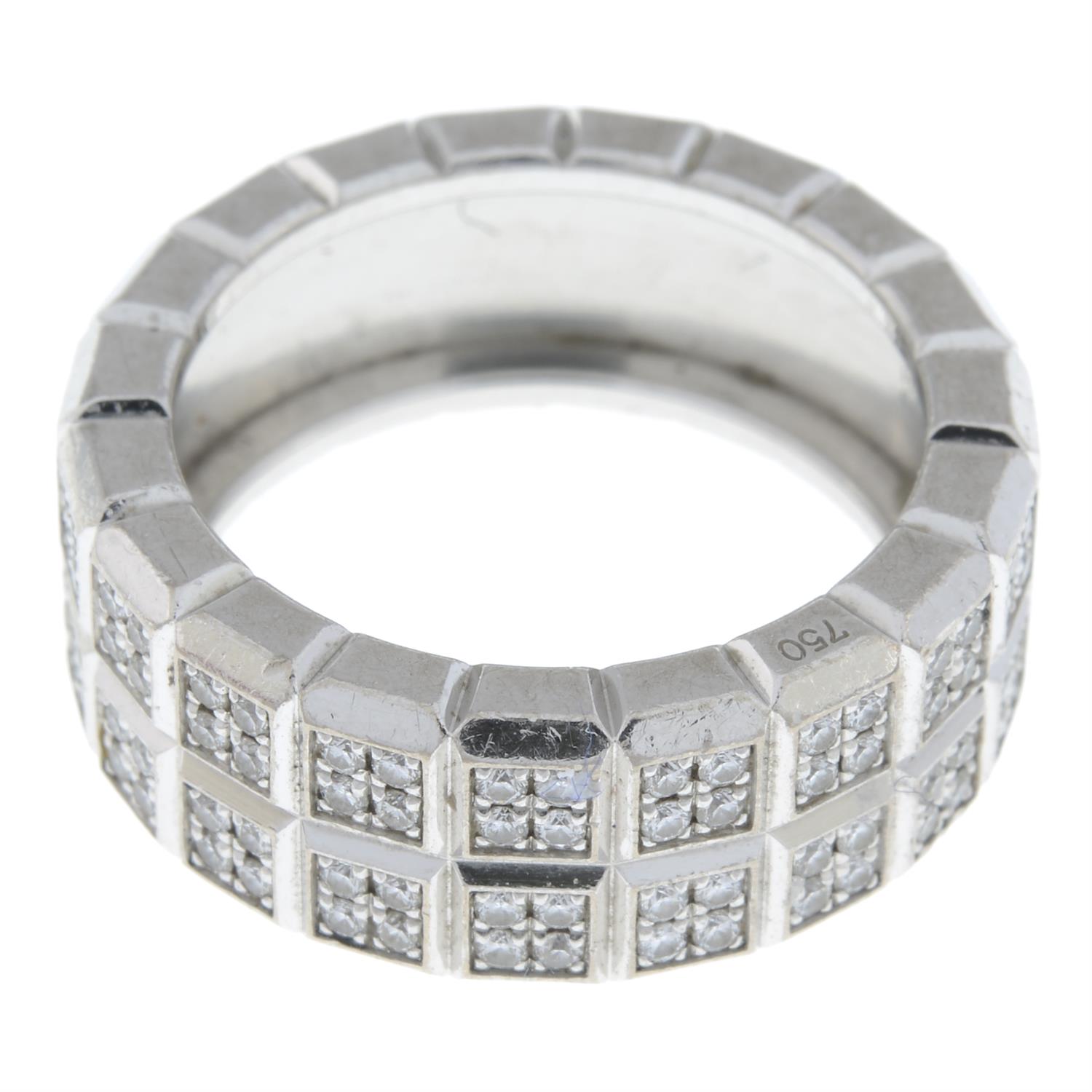 18ct gold diamond 'Ice Cube' ring, by Chopard - Image 3 of 5