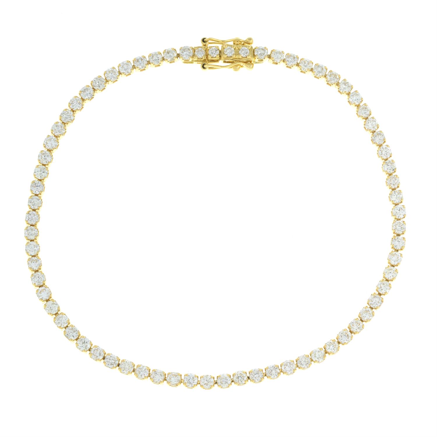 Diamond line bracelet - Image 2 of 4