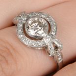 Diamond cluster ring