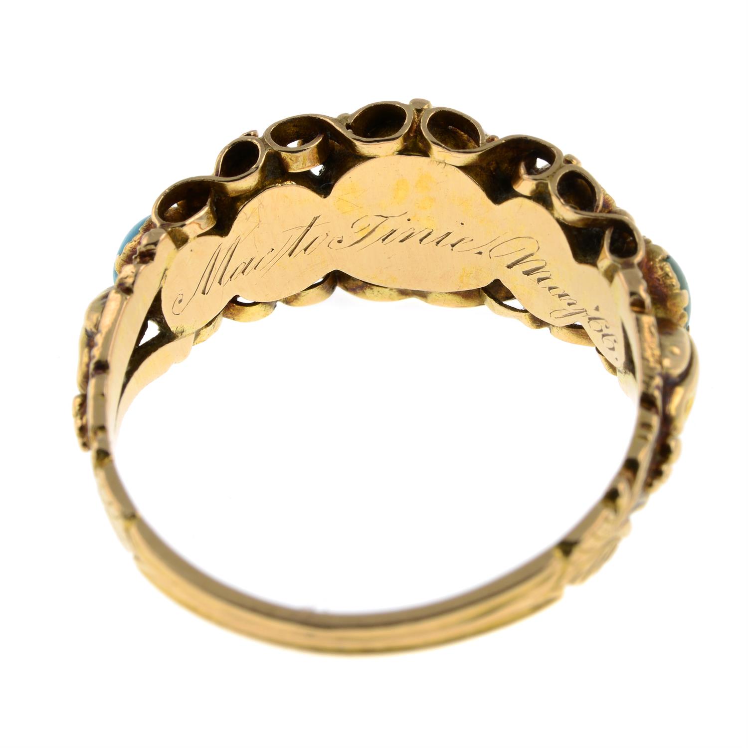 Victorian 18ct gold gem ring - Image 5 of 7