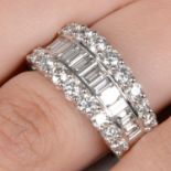 Platinum diamond ring