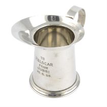 Cartier sterling silver 'pitcher' measure.