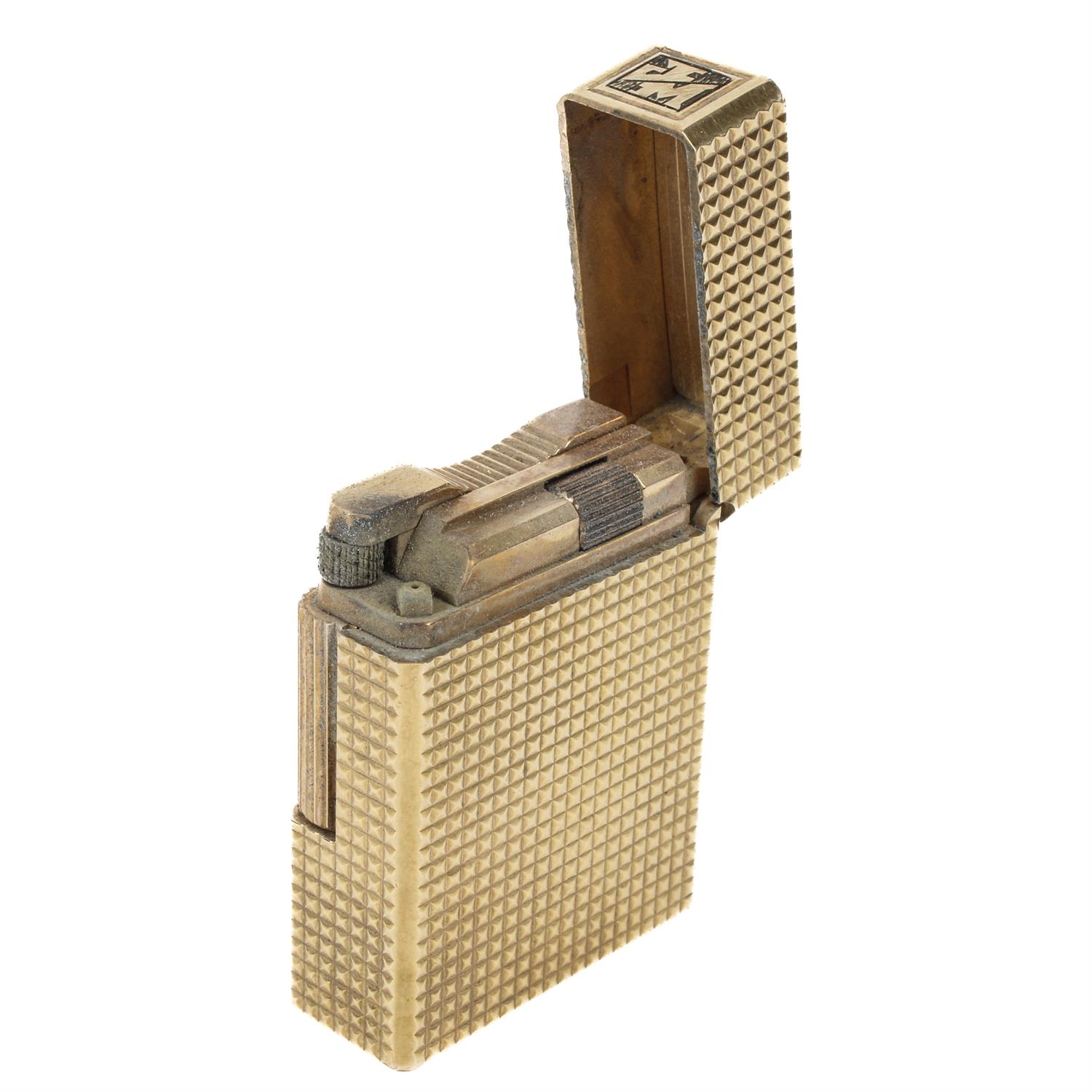 S. T Dupont gold plated cigarette lighter. - Bild 3 aus 3