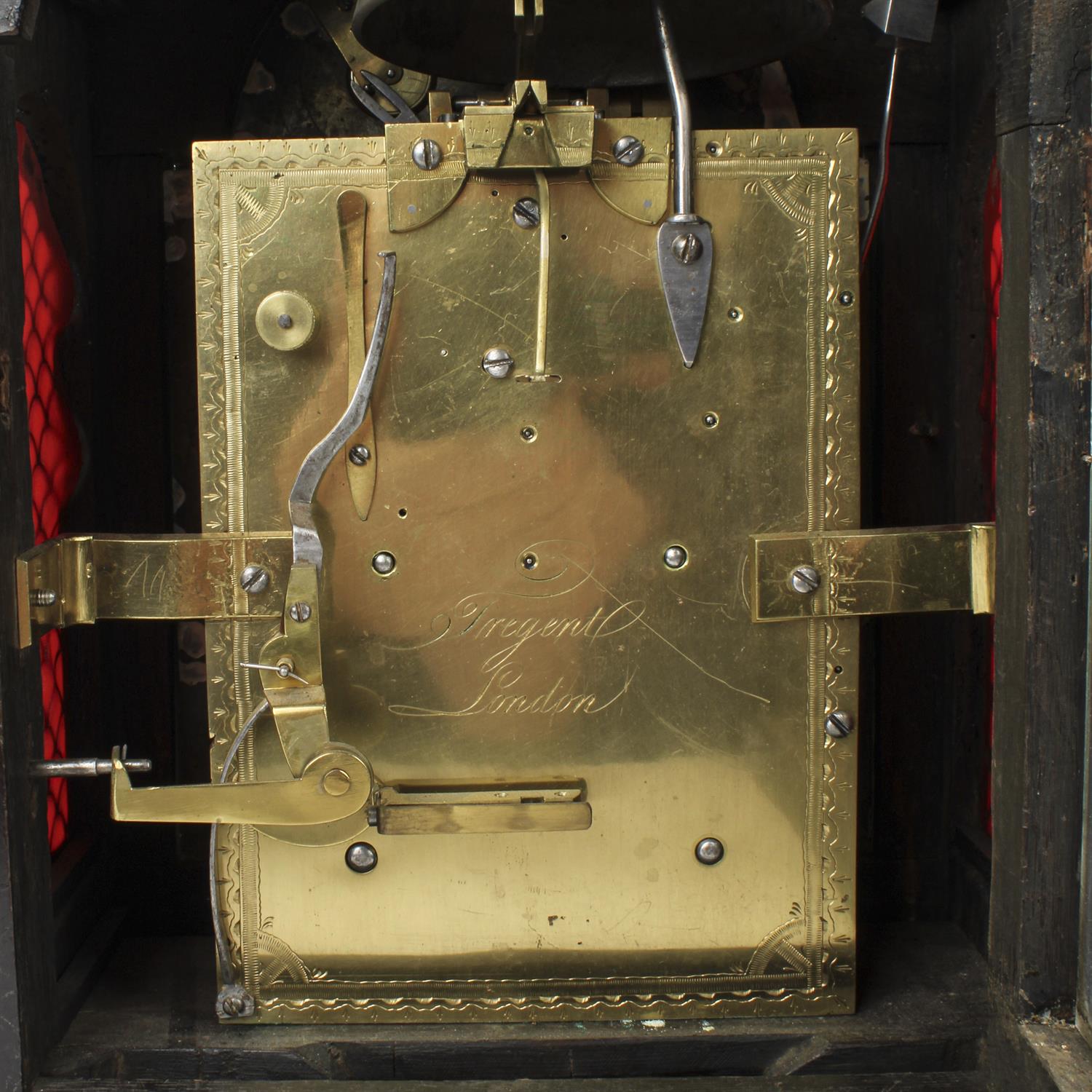 19th Century bracket clock marked Tregent - Image 6 of 7