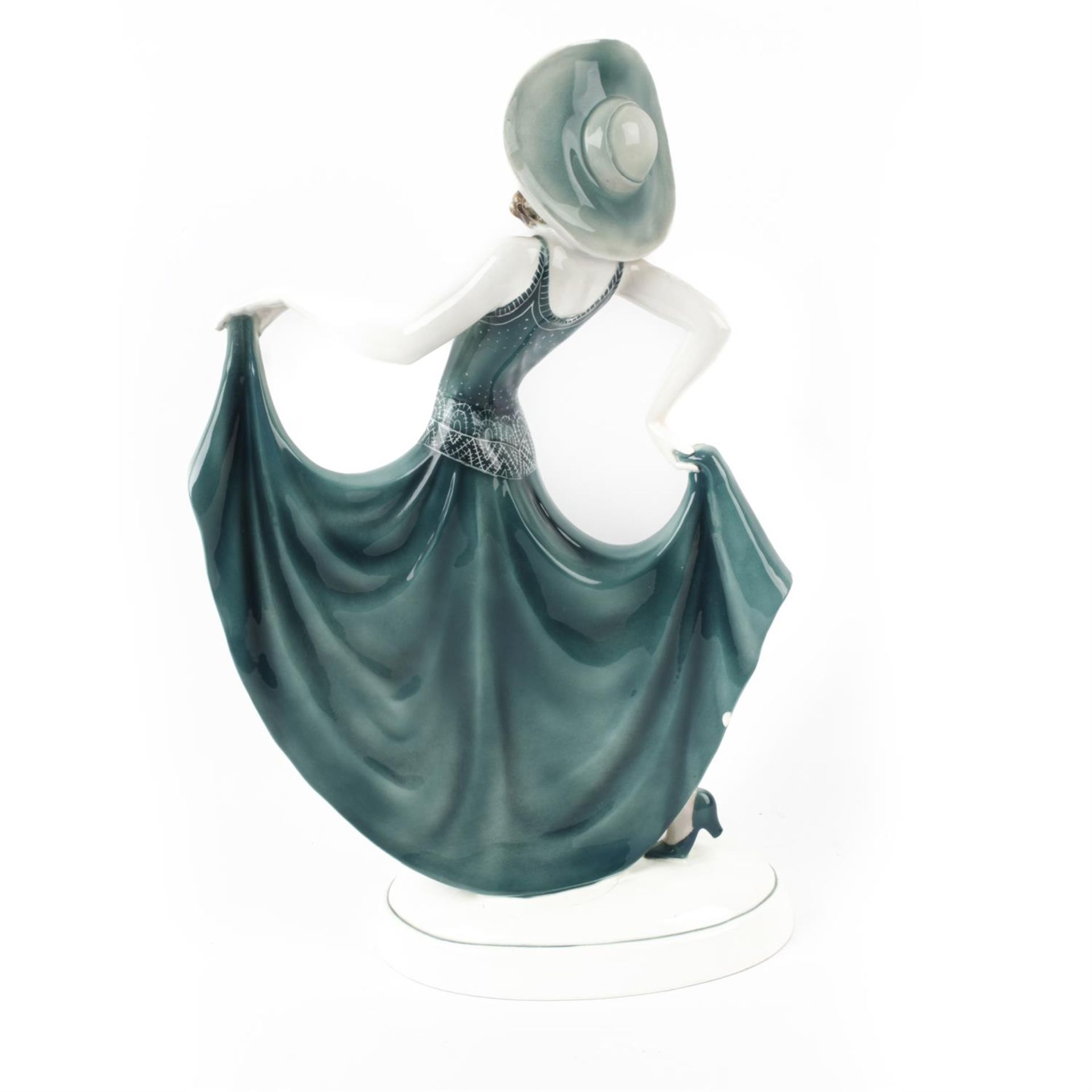 Stephan Dakon for Katzhutte Art Deco Lady - Image 3 of 4