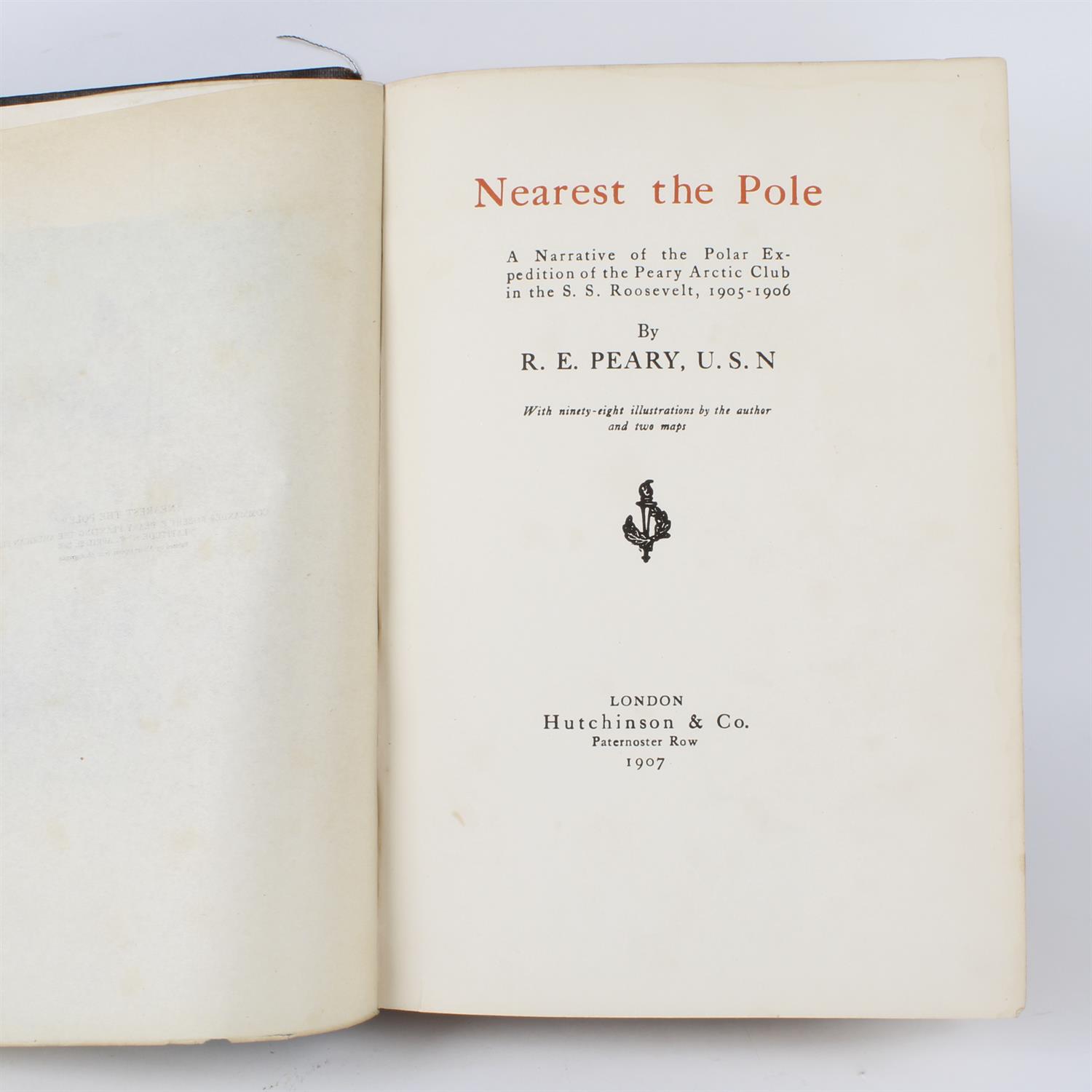 Nearest the Pole by R.E Peary and two railway books - Bild 3 aus 3