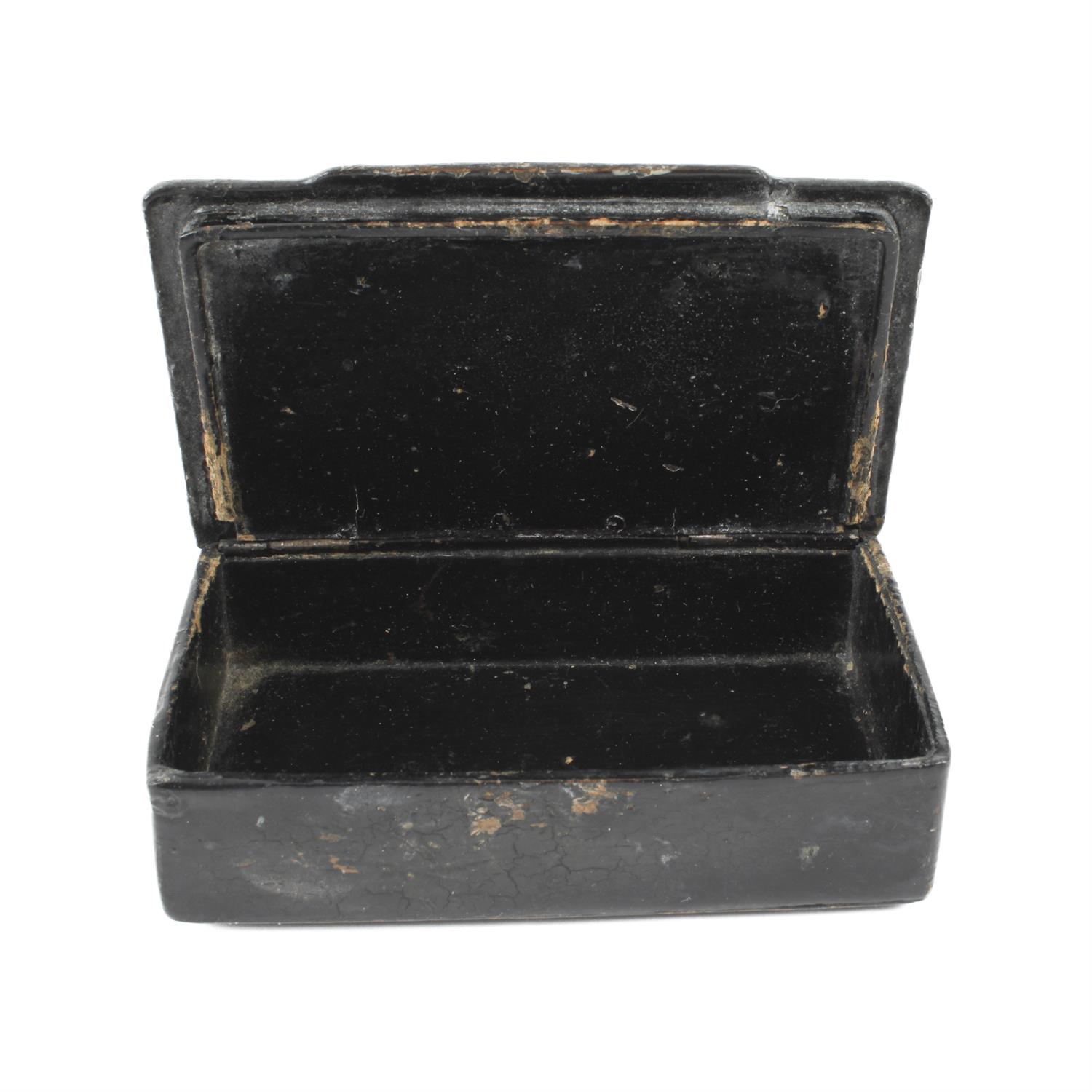 19th century snuff box in the manner of Stobwasser - Bild 2 aus 3