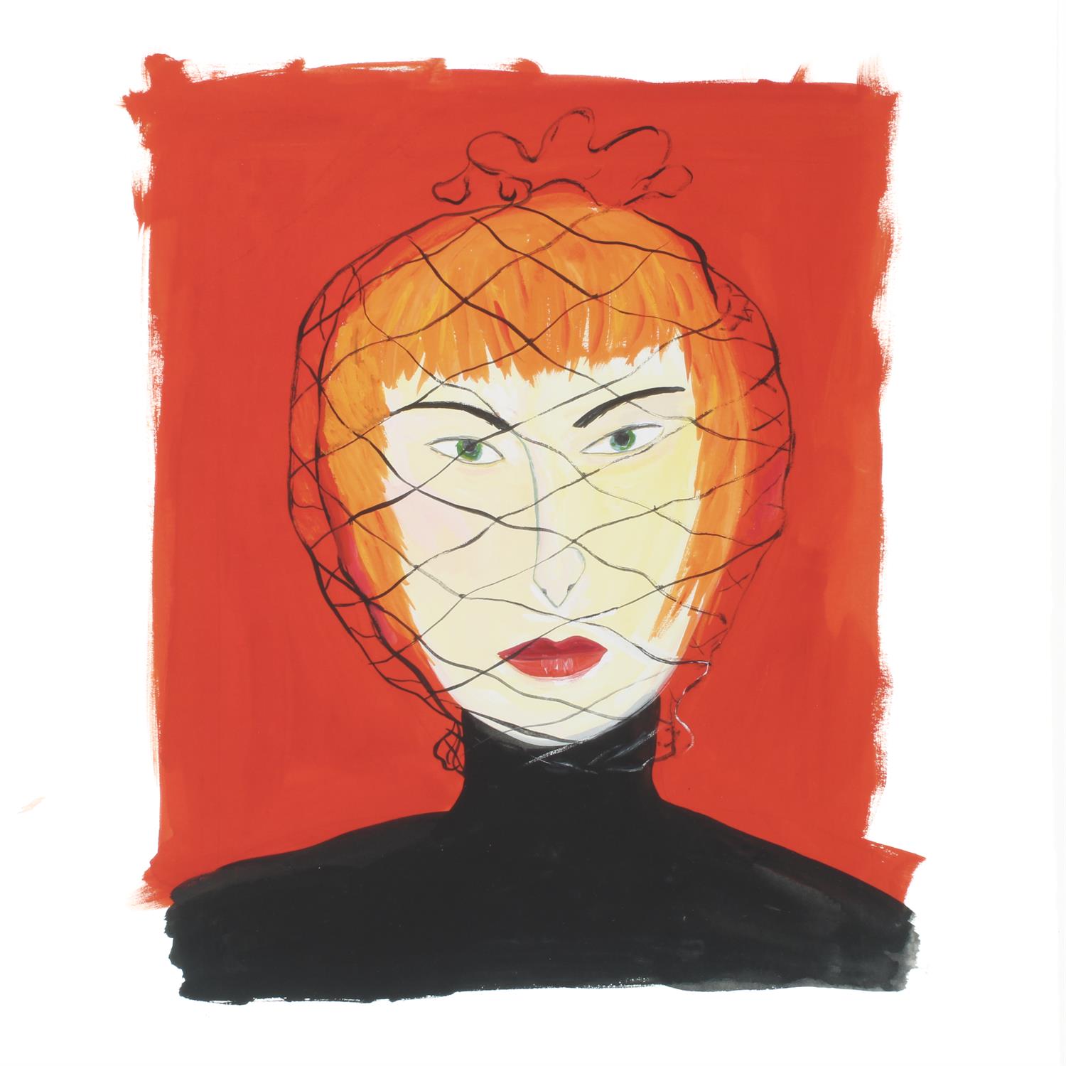 Maira Kalman 'Woman with Face Net' limited edition print