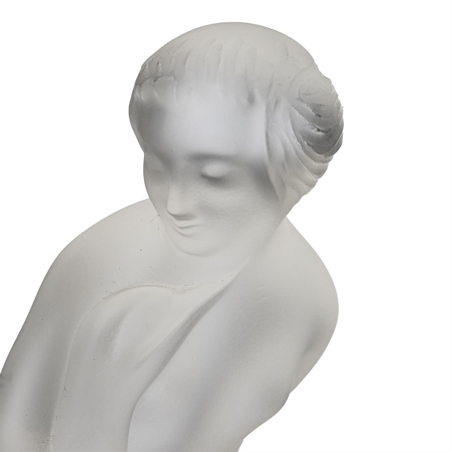 Lalique Glass Nude Leda and The Swan Figurine Paperweight - Bild 3 aus 4