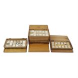 Three cases of specimen slides